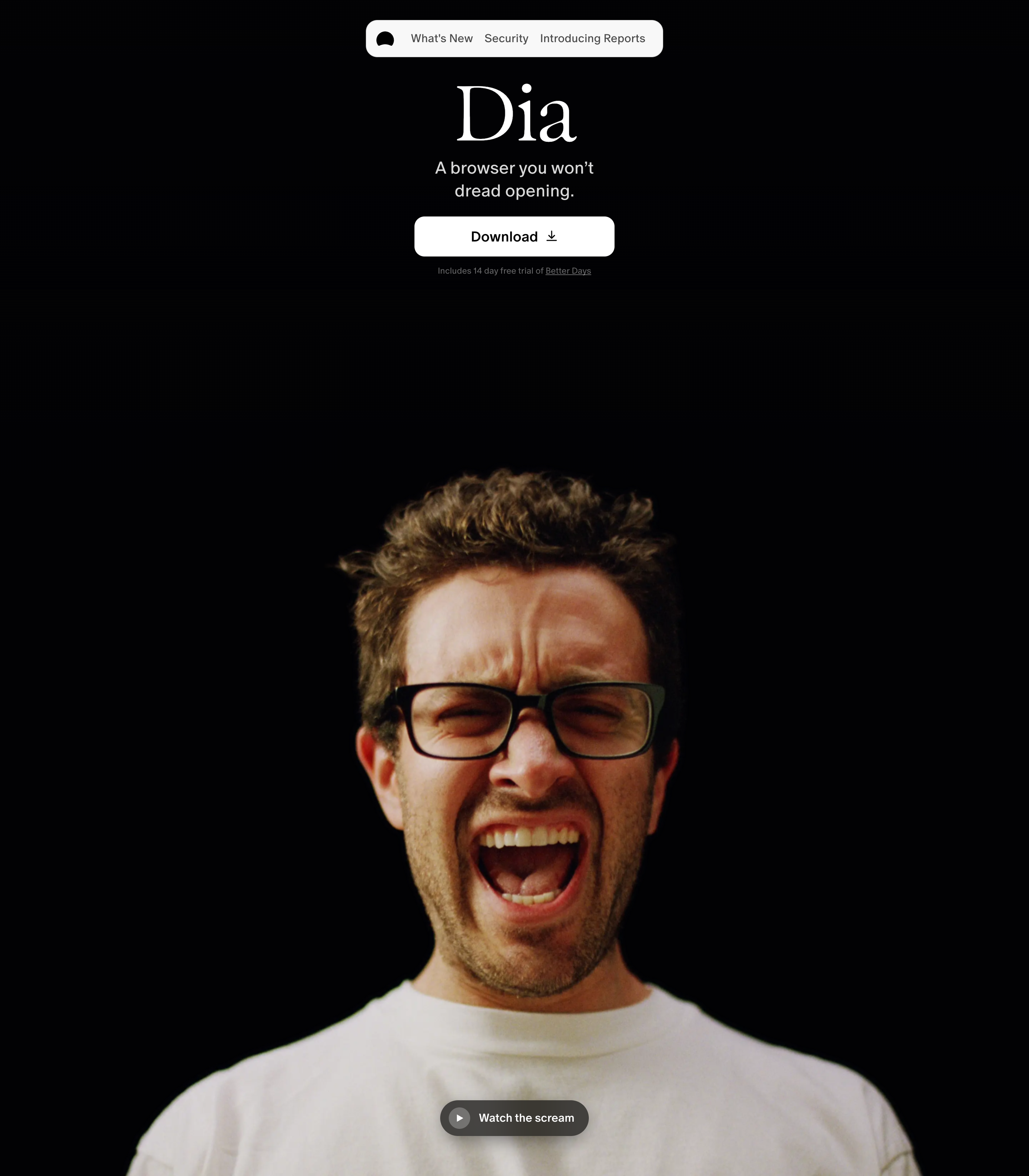 Dia web design inspiration - Dark Developer Tools UI layout