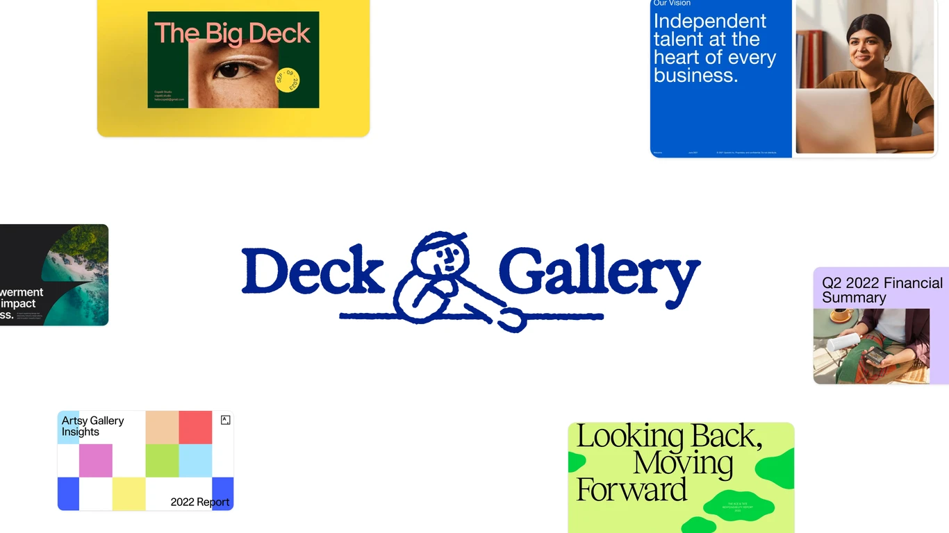 Deck.gallery Open Graph social preview design