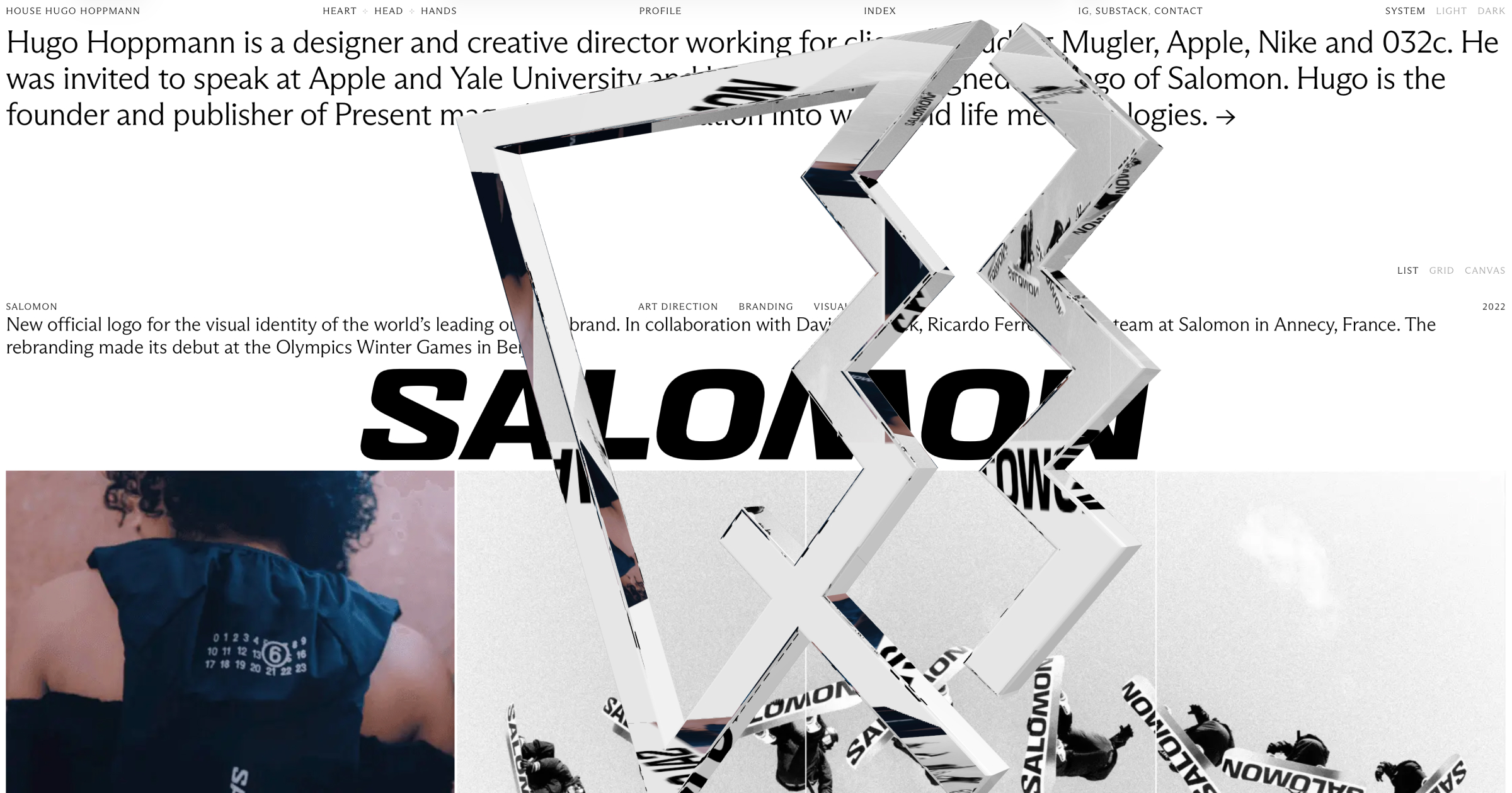 Hugo Hoppmann ⊹ Designer & Creative Dire Open Graph image preview (1200x630) - Design social card inspiration