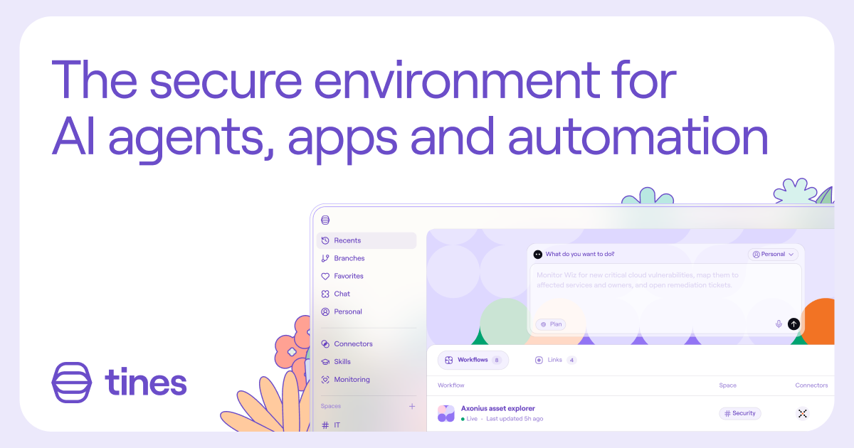 Tines Open Graph social preview design