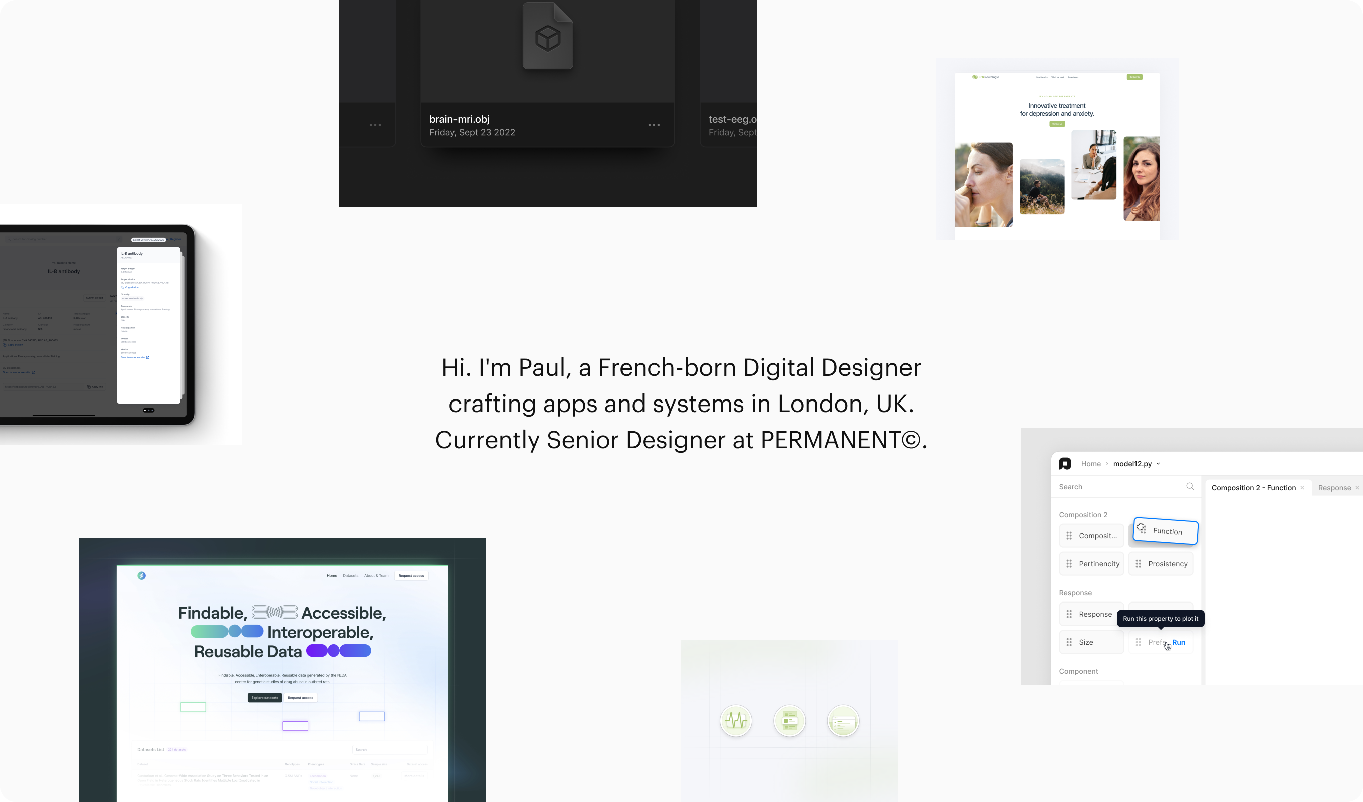 Paul Faivret Open Graph social preview design