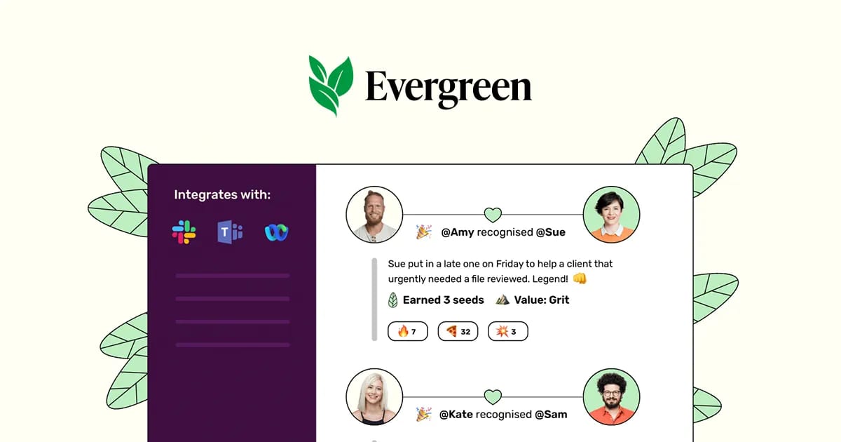 Evergreen Open Graph social preview design