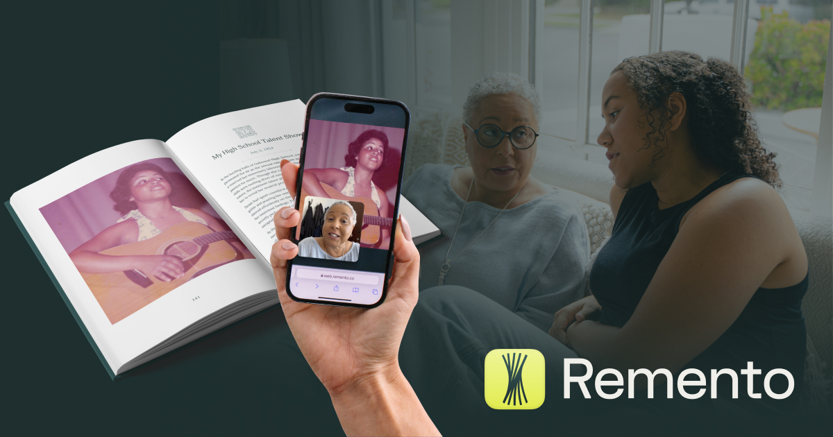 Remento Open Graph social preview design