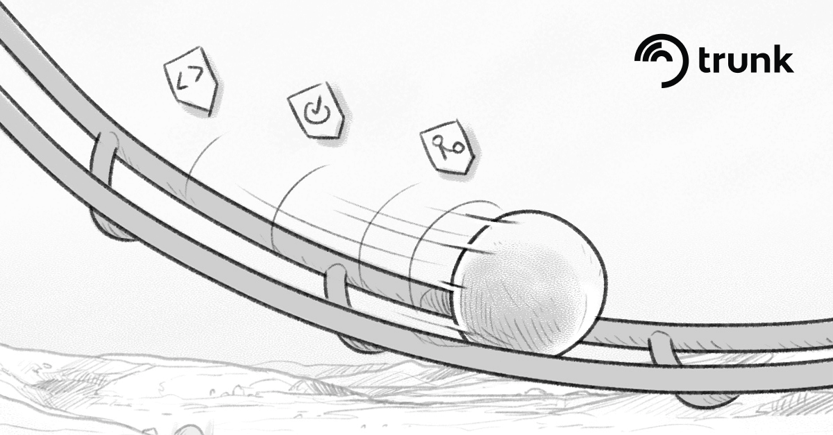 Keep CI green and ship faster Open Graph social preview design