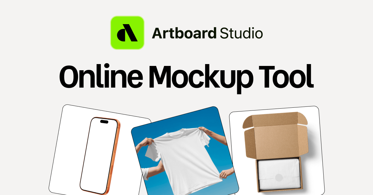 Artboard Studio ⎯ Online Mockup Generato Open Graph social preview design