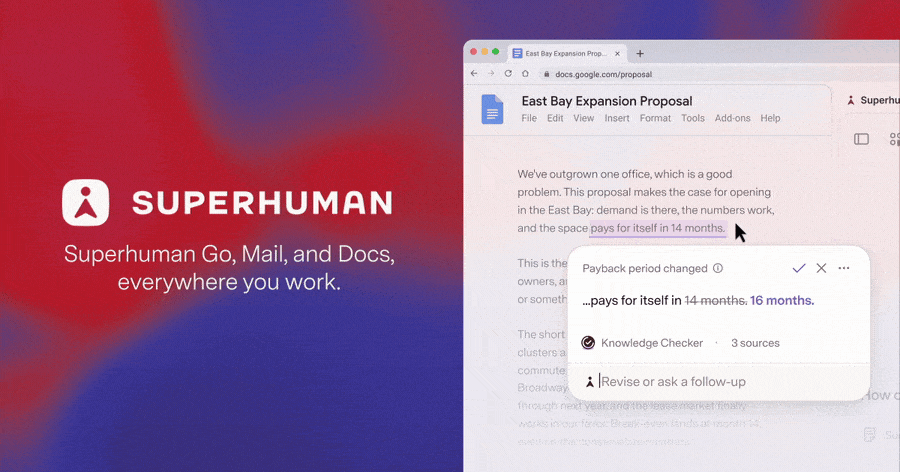 Superhuman Open Graph social preview design
