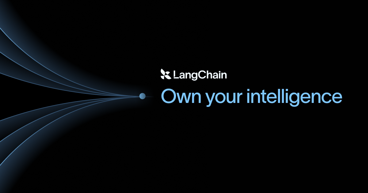 LangChain Open Graph social preview design