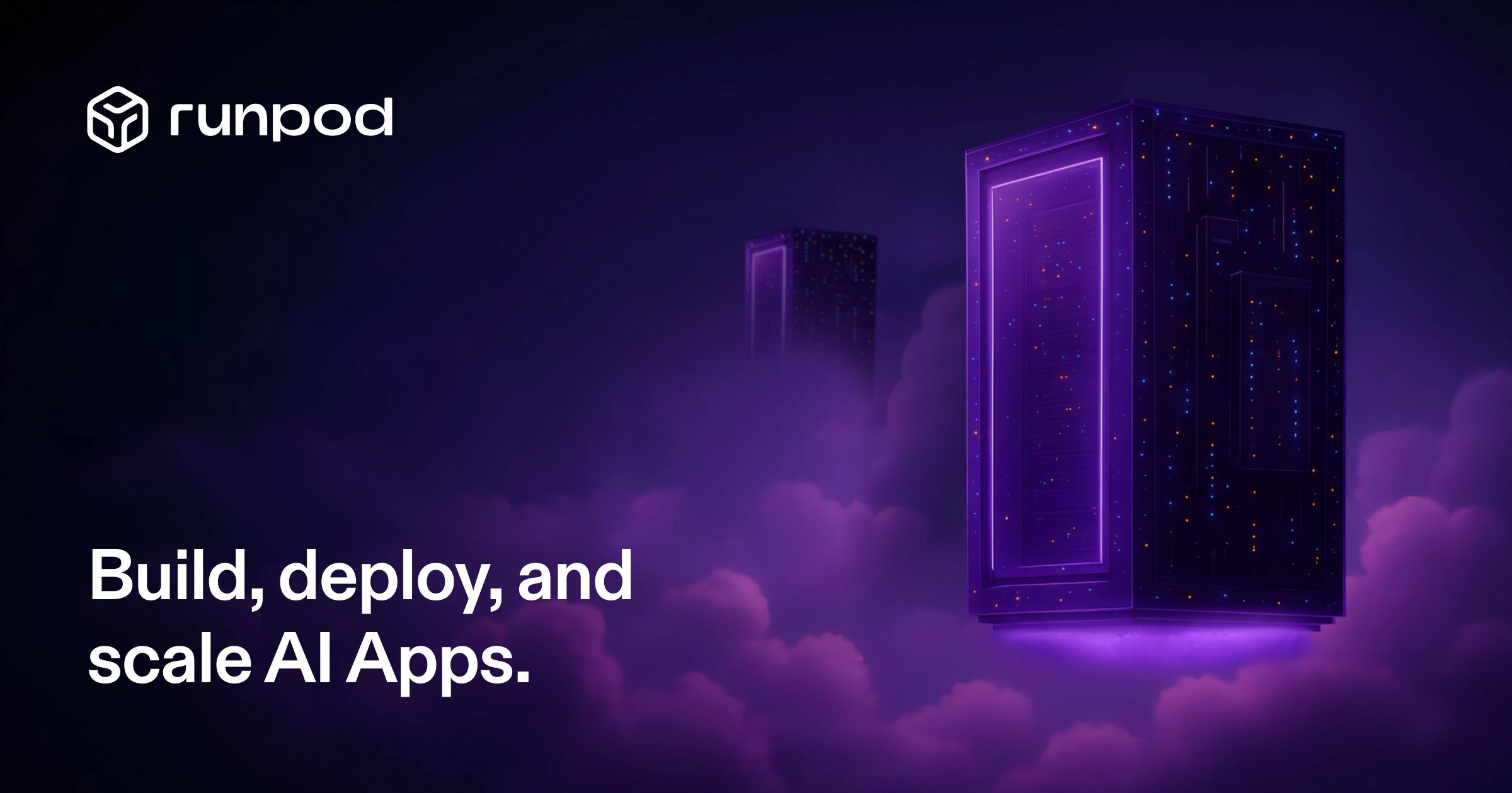The AI Developer Cloud Open Graph social preview design