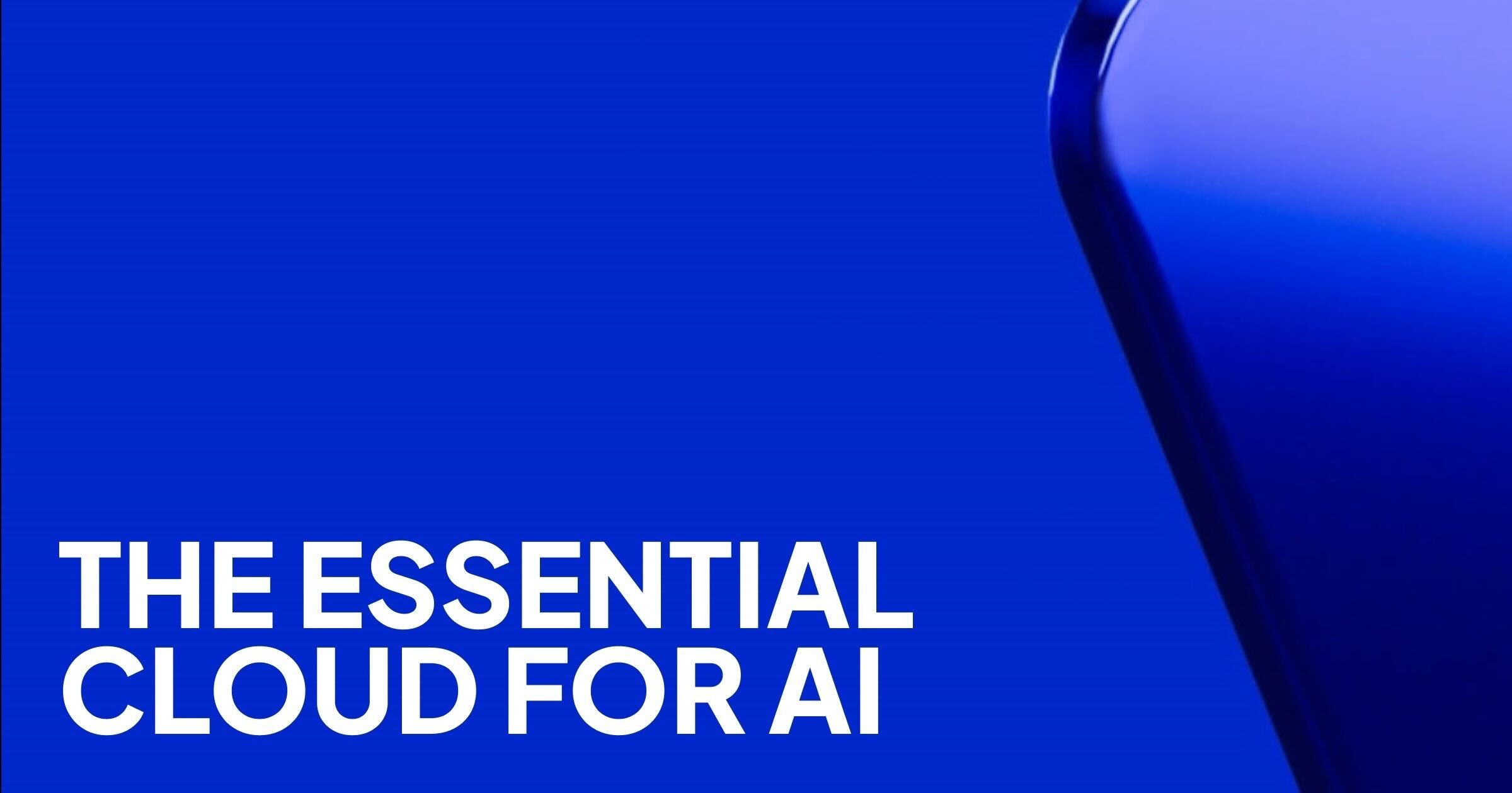 The Essential Cloud for AI Open Graph social preview design