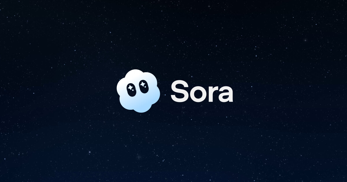 Sora Open Graph social preview design