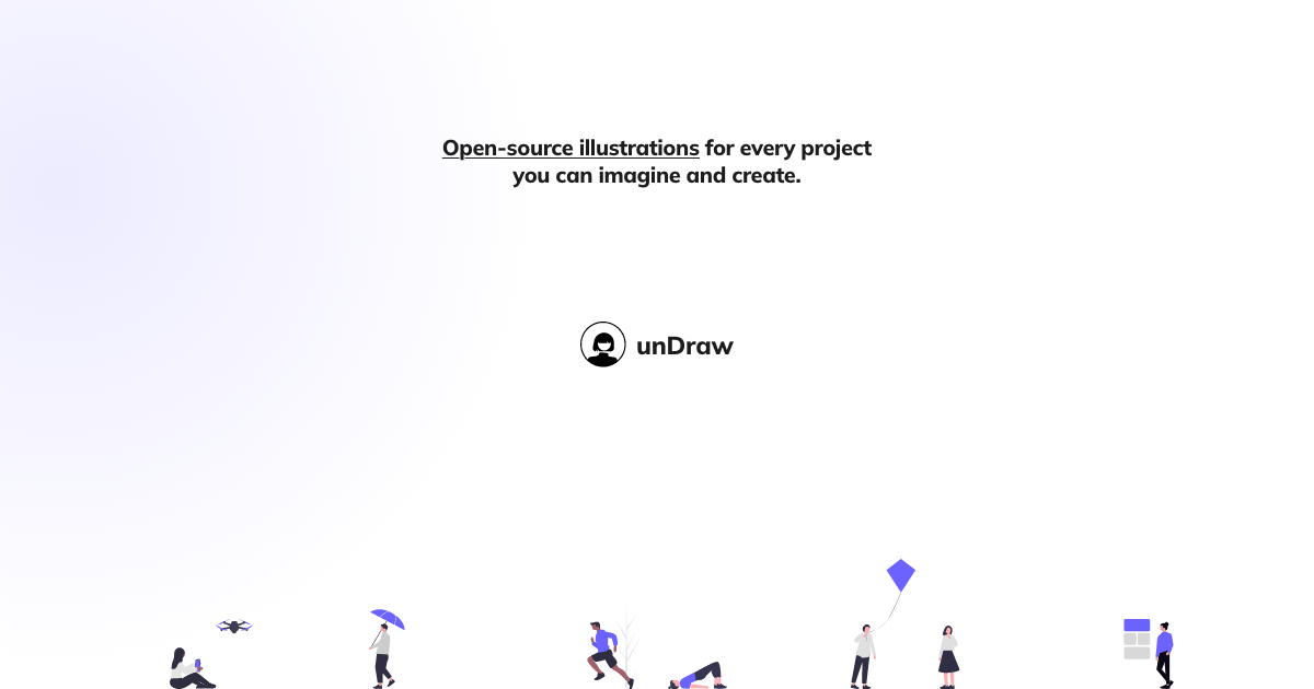 unDraw Open Graph social preview design