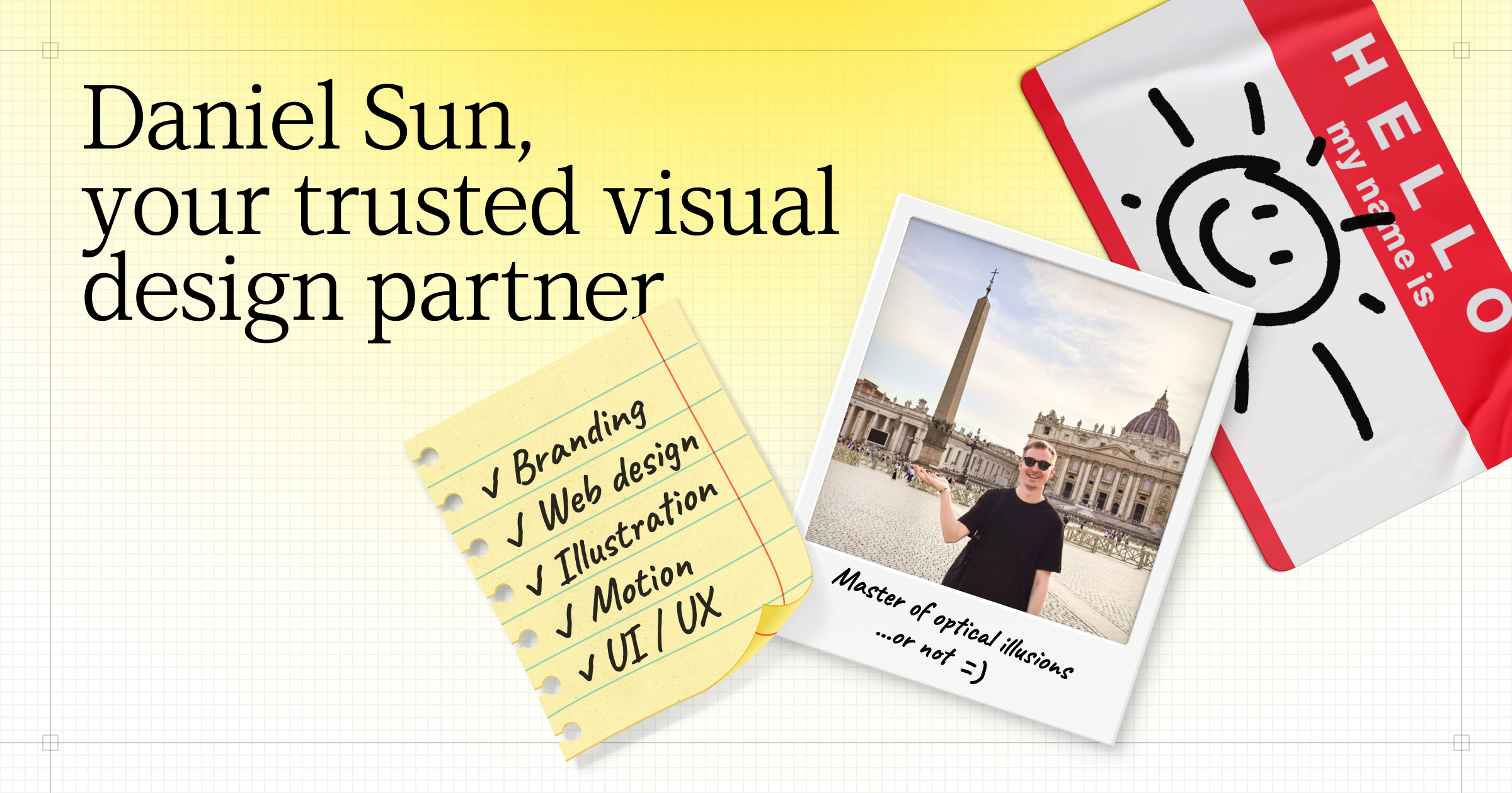 Daniel Sun Open Graph social preview design
