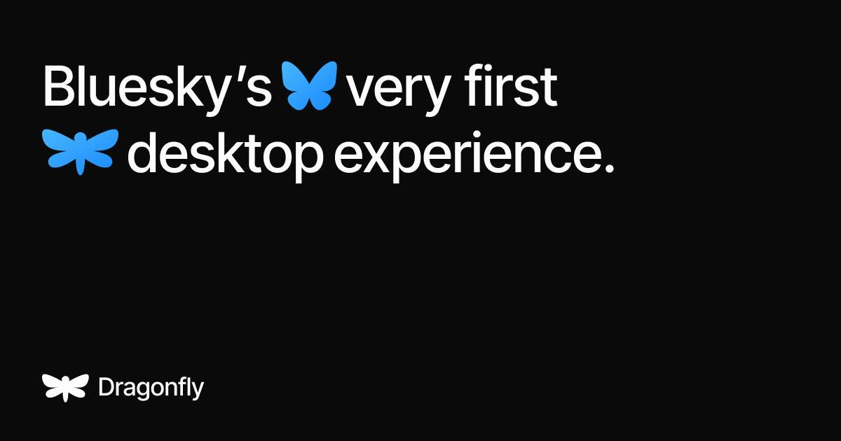 Dragonfly Open Graph social preview design