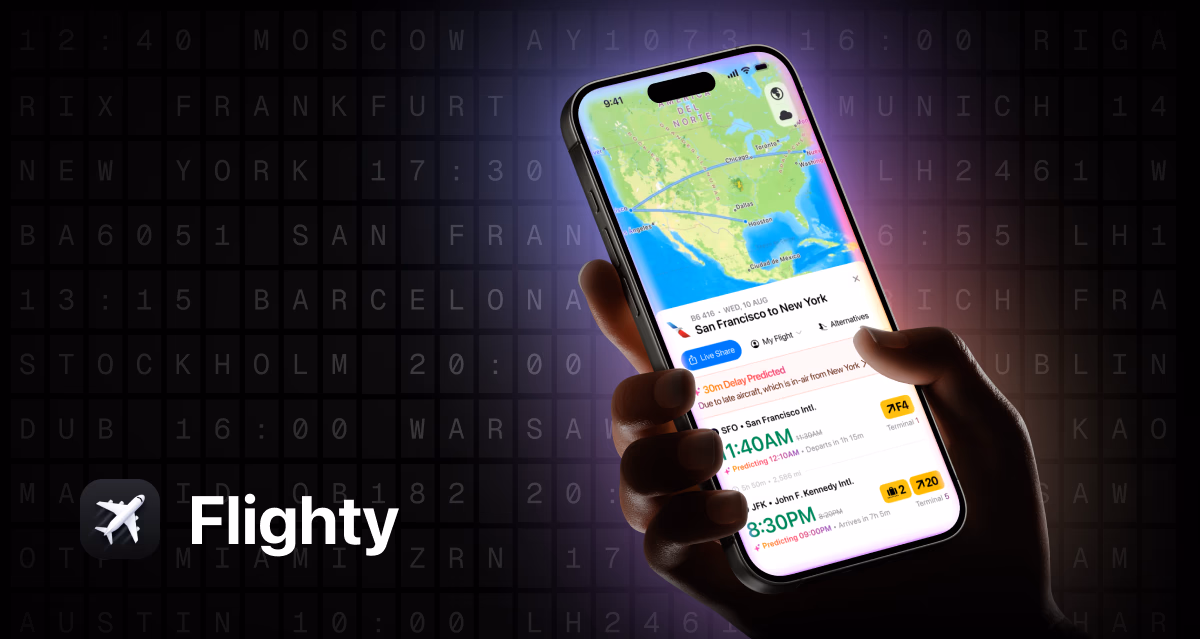 Flighty Open Graph social preview design