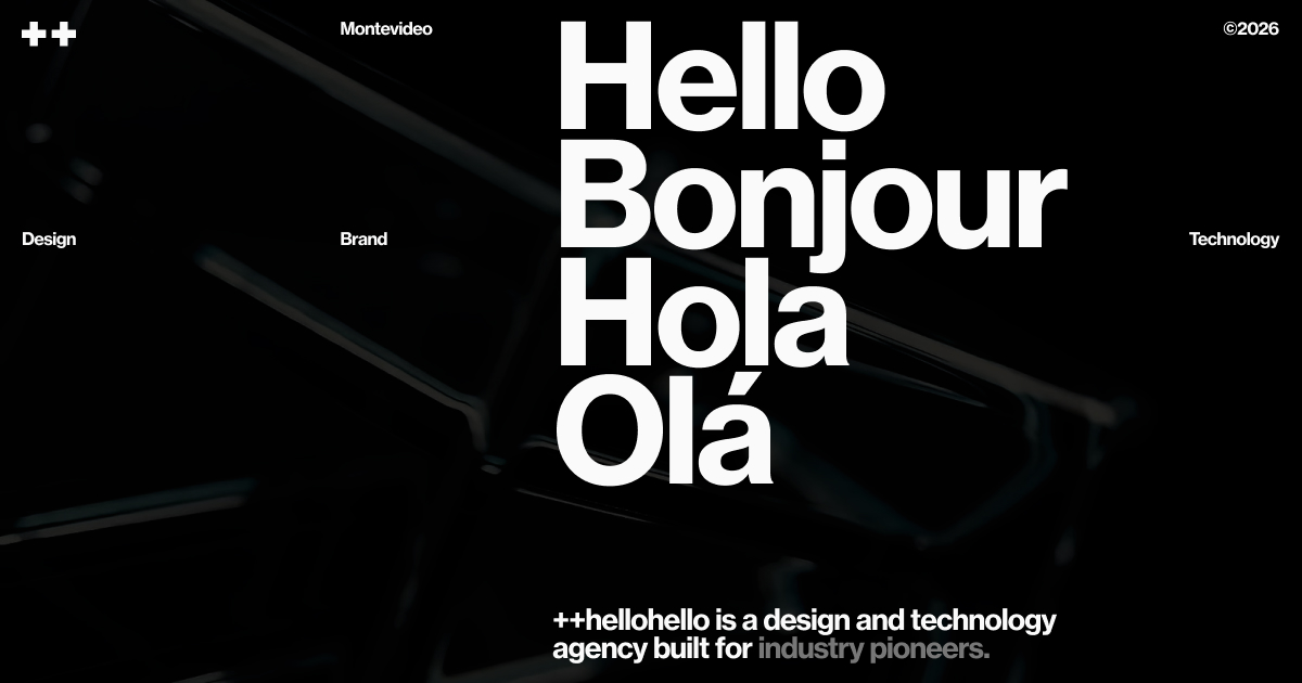 ++hellohello Open Graph image preview (1200x630) - Marketing social card inspiration