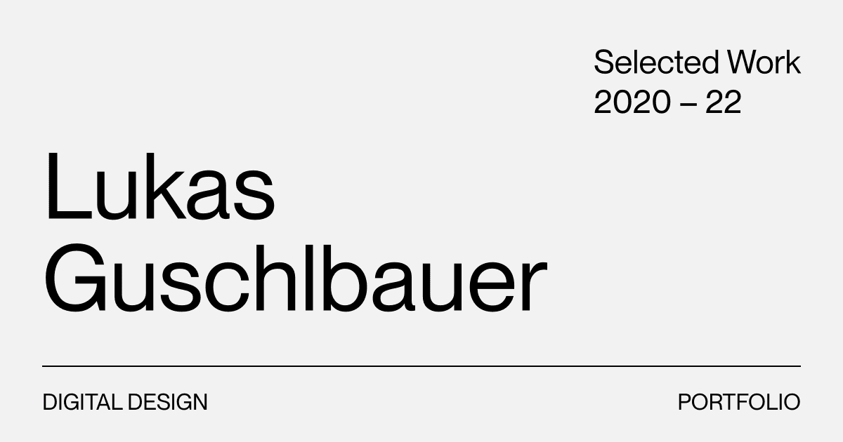 Lukas Guschlbauer Open Graph social preview design