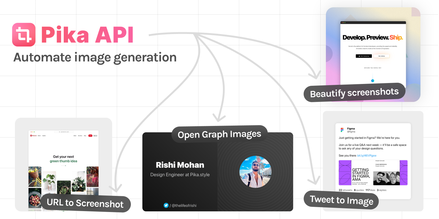 Pika Open Graph social preview design