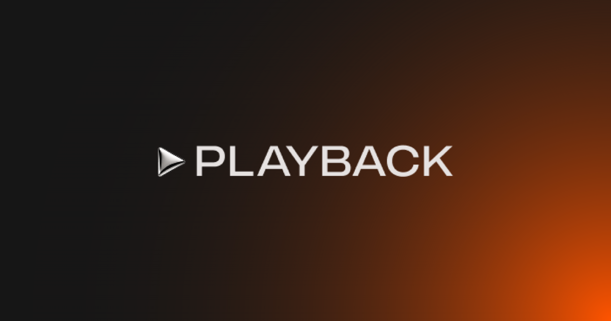Playback Open Graph social preview design