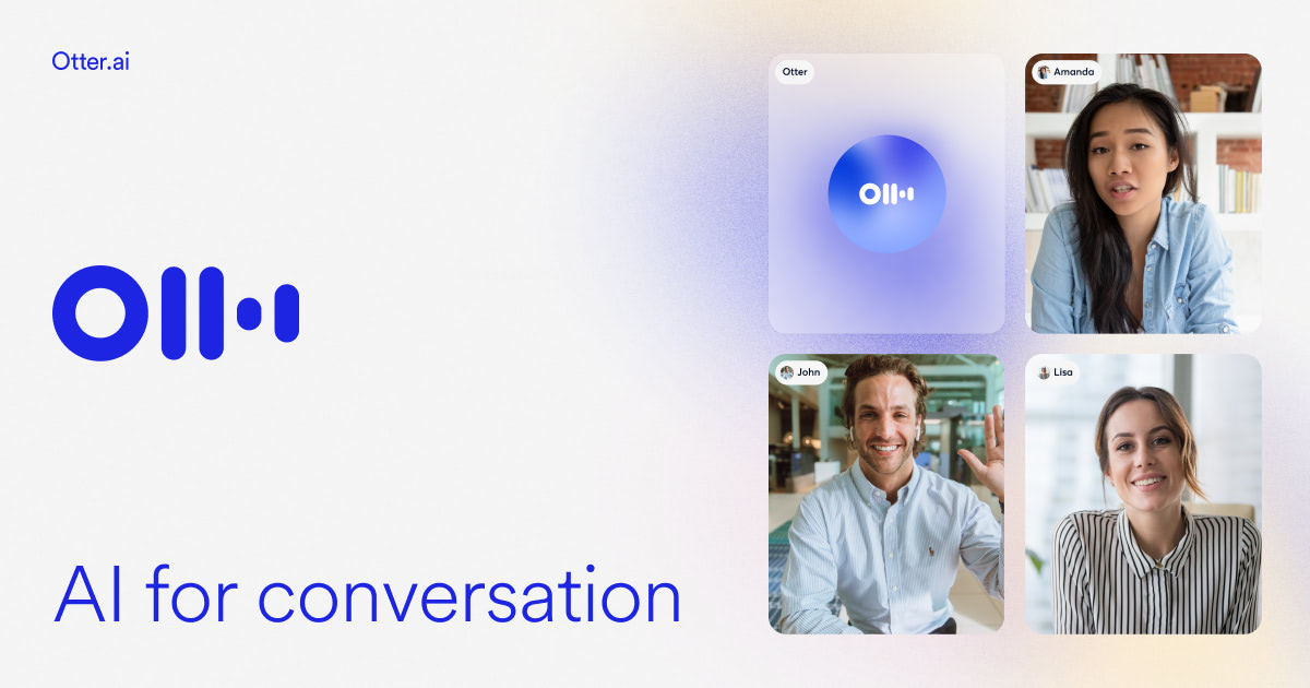 Otter Meeting Agent Open Graph image preview (1200x630) - AI social card inspiration