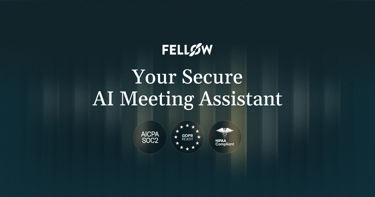 Secure AI Meeting Assistant for Enterpri Open Graph image preview (1200x630) - SaaS social card inspiration